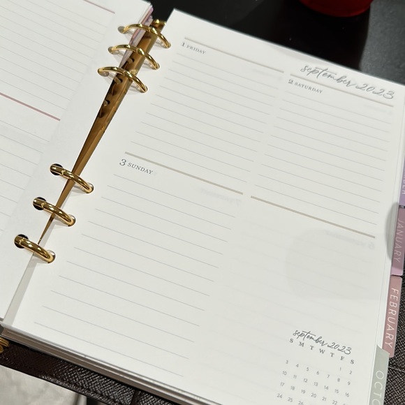 Erin Condren Office Erin Condren Compact Vertical A5 Ring Inserts